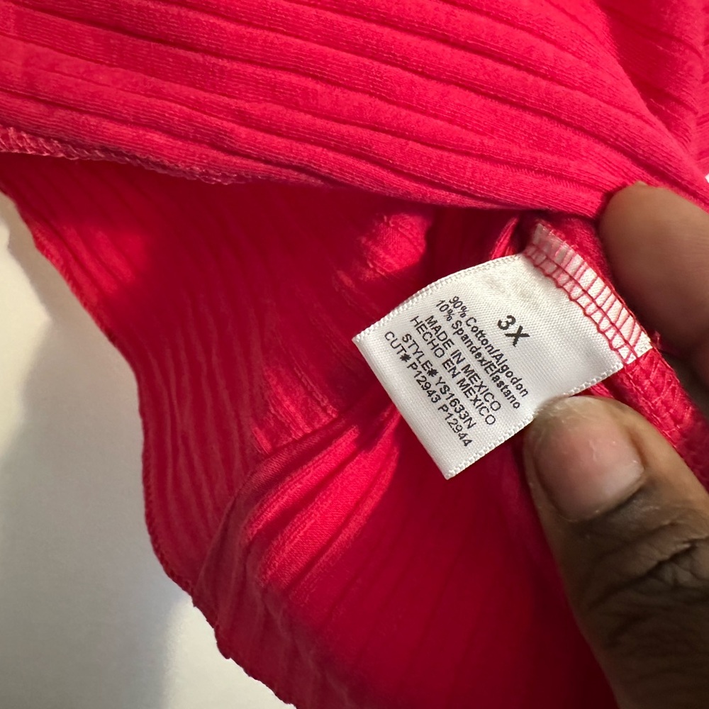 Fashion Nova Hot Pink Ribbed Skirt